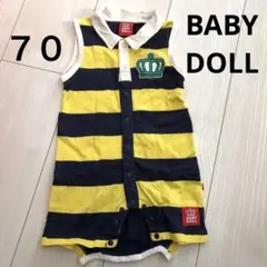 ベビードール　70 ランニング　ポロシャツ　ロンパース