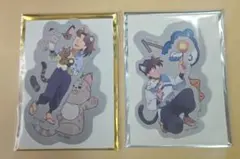 忍たま乱太郎 ナンジャタウン 土井半助 山田利吉 ステッカー