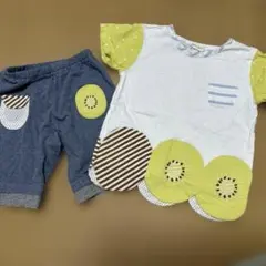 ベイビーチアー　キウイハーフパンツ　トップス