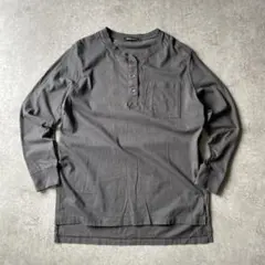 00s アメリカンホリック ヘンリーネック ロンT チャコールグレー Mサイズのサムネイル