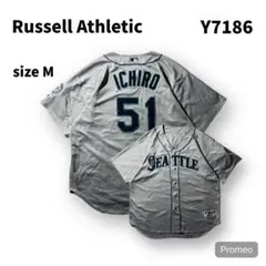 【即購入OK】RUSSELL ベースボールシャツ　サイズ2XL グレー