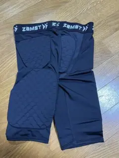 ZAMST パッド付きショートパンツ Sサイズ ブラック　モモカンスパッツ
