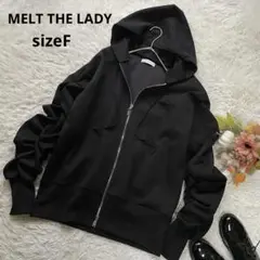 メルトザレディー body jersey パーカーのみ　オーバーサイズ　F 黒