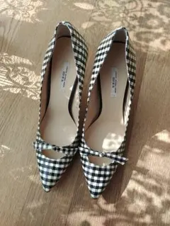 ☆セブントゥエルブサーティー ギンガムチェックパンプス★VIIXIIXXX