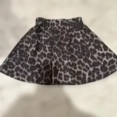 ヒョウ柄フレアスカート