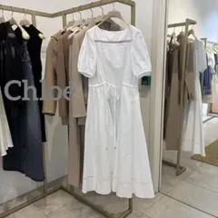 美品 Chloé クロエ 2025 コットンロングワンピース 定価25万のサムネイル