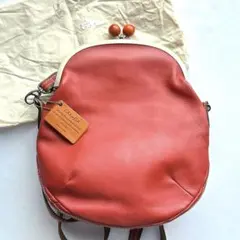 【新品】Lahella ラヘラ 2wayショルダーバッグ リュックサック レッド