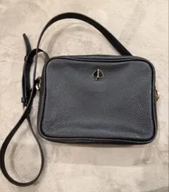 【kate spade】レザーショルダーバッグ　黒