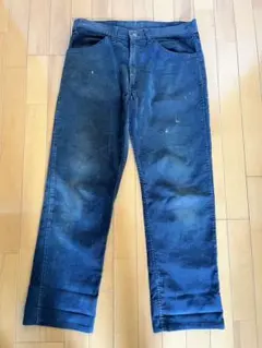 USA製 Levi’s 519 ネイビー ペンキダメージ有り W80相当