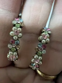 Michal Negrinカラフルストーン フープピアス