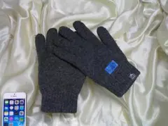 手袋 モンベル montbell どんな色にもあわせやすいグレー 高密度ニット