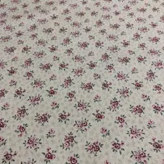 こうの早苗オリジナル布　ミニローズ　ベージュ