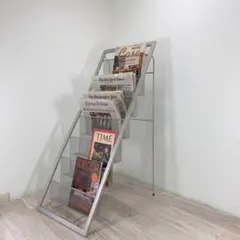 マガジンラック 工業的 モダン スペースエイジ レトロ 店内什器