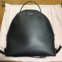 kate spade ブラックレザーリュック
