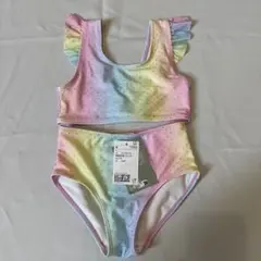 新品未使用　H&M 水着　110センチ　セパレート　女の子　プール　海
