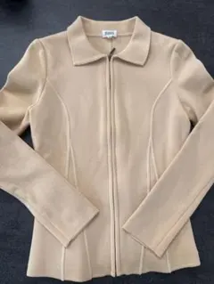FOXEY BOUTIQUE ジップアップジャケット ベージュ 38のサムネイル