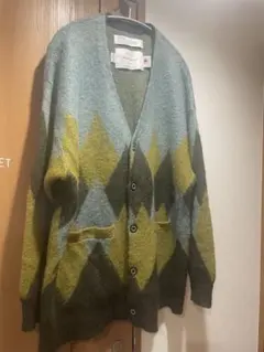 カーディガン アーガイル