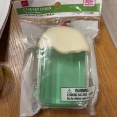 DAISO ケースキーホルダー フロート 緑のサムネイル