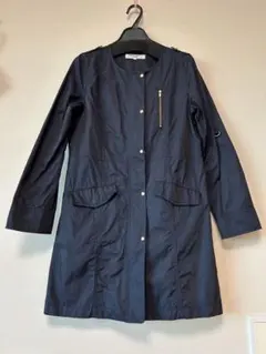 NATURAL BEAUTY BASIC ノーカラージャケット ネイビー S