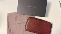 ボッテガヴェネタ BOTTEGA VENETA 長財布 ラウンドファスナー 美品