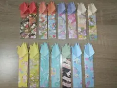折り紙 鶴のしおり 15点セットのサムネイル
