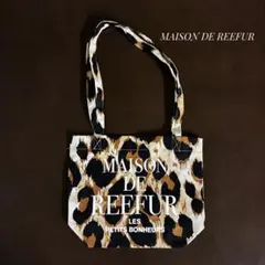 MAISON DE REEFUR ヒョウ柄トートバッグ ミニトートのサムネイル