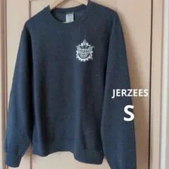 00s JERZEES 企業系 スウェット 霜降りネイビー 裏起毛 US古着 S