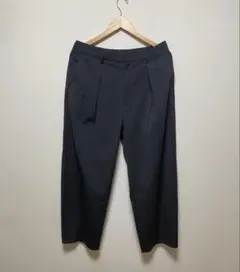GU バレルレッグスラックス ダークグレー L
