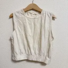 bella:B XS クリーム色ノースリーブタンクトップ