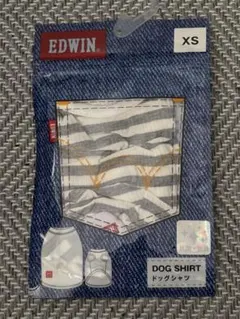 本日限定価格EDWIN 犬服 ドッグシャツ ボーダー XSのサムネイル