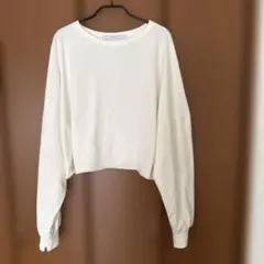 FRAMeWORK スウェット　　ショートカットソー