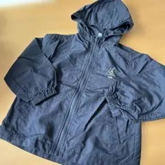 YUK フード付き黒ジャケット　ジャンバー　110 シャカシャカ