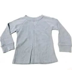 水色ロングTシャツ サイズ100 男女共用 幼稚園 保育園