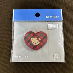 familiar ハート型ヘアピン ベビー用