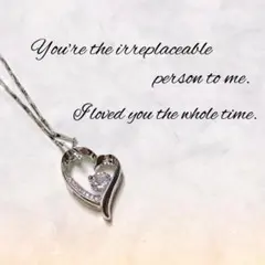 e12☆ヒット商品☆レディース 輝きCZペンダント『シルバーネックレス』253