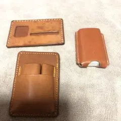 レザーの3点セット