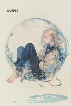 2528シャボンに眠るステッカー
