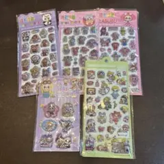 ラブブとモーリーちゃん3Dエンボスシール 5パックセット