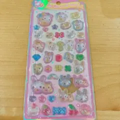 うるちゅるポップシール　フワフワらびちゃん