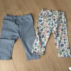 ベビー レギンス 2点セット 100サイズ　7部丈