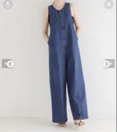 CURRENTAGE/カレンテージ】デニムオーバーオール　イエナ 2023aw