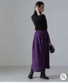 ナノユニバース ロングスカート
