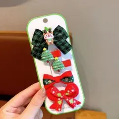 クリスマスモチーフ ヘアピンセット 5個セット