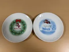 《ペコちゃん》 クリスマスプレート 2장 세트