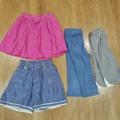美品　120　エニィファム　ショートパンツ　レギンス　4枚セット