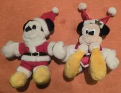 ミッキー・ミニー クリスマスぬいぐるみセット