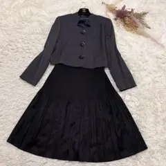 【大きいサイズ】レリアン　23区　セットアップ　スカート　ノーカラー　フォーマル