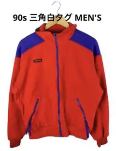 Columbiaコロンビア 90s/フリースジャケット/M/ポリエステル/RED