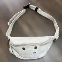 Lee ボディバッグ ホワイト キャンバス