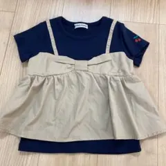 110サイズ　キャミ付きTシャツ